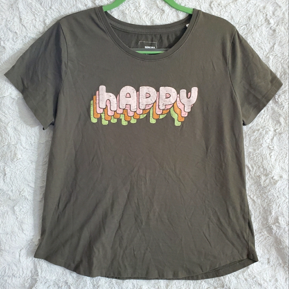 Happy Shirt By Sonoma Xl With A Trippy Effect